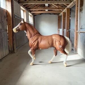 BREYER BIG CHEX TO CASH #1357 TRADITIONAL 1:9 PALOMINO OVERSABINO STALLION